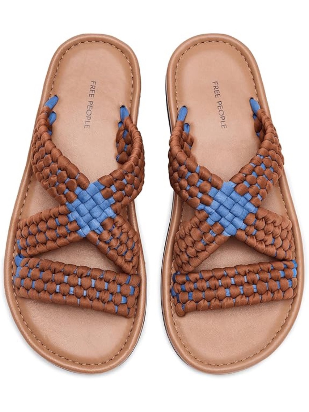 Free People Edge Water Woven Sandal Flat Size 7.5 NWT